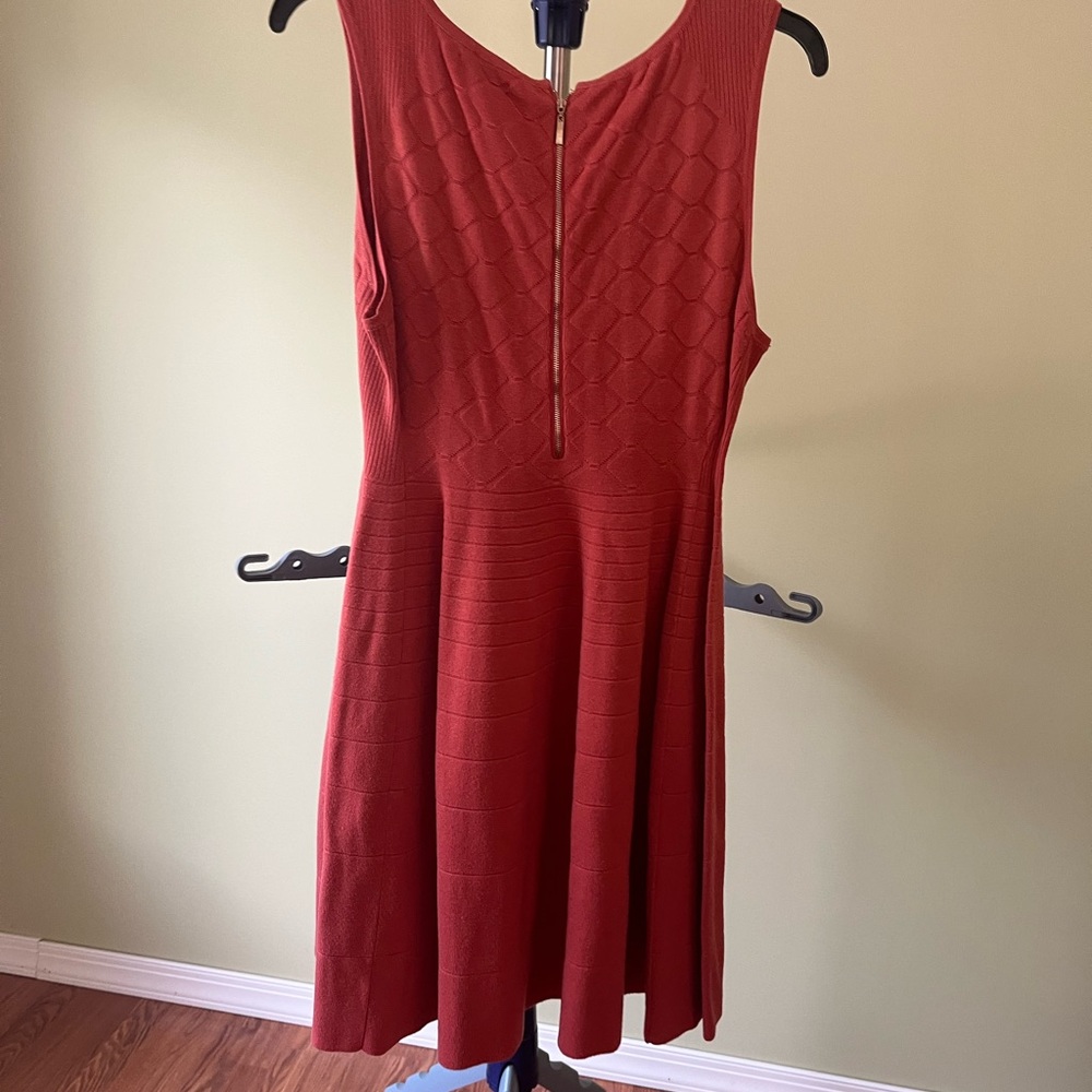 Torrid Mixed Stitch Sweater Dress with Gold Zipper - Picture 3 of 7